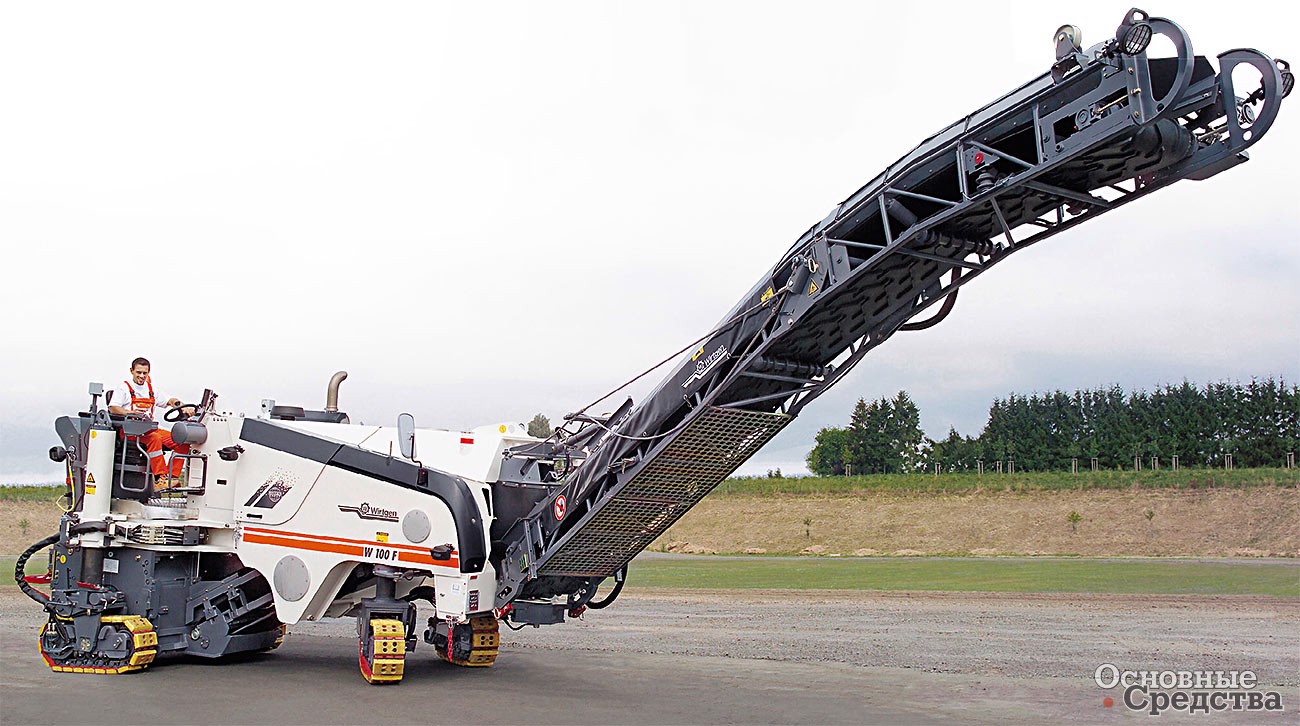 Средняя фреза Wirtgen W 100 F