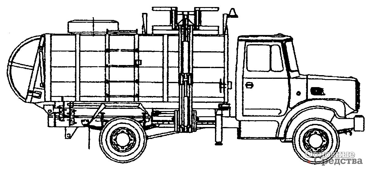 Мусоровоз МКМ-2