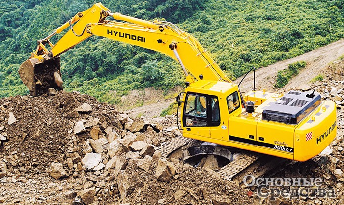 Hyundai R360LC-7A среднего класса, 36,1 т