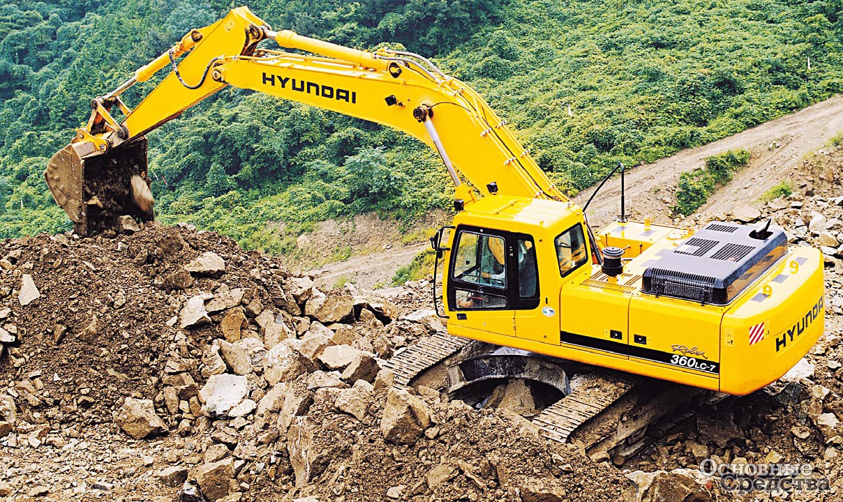 Hyundai R360LC-7A среднего класса, 36,1 т