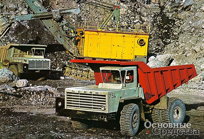 Родоначальник семейства карьерных самосвалов БелАЗ-540