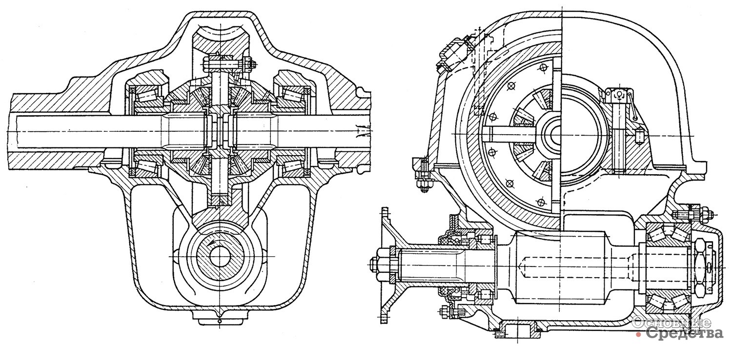 Червячная главная передача автобуса АЕС Ригел марк IV (AEC Regal Mark IV)