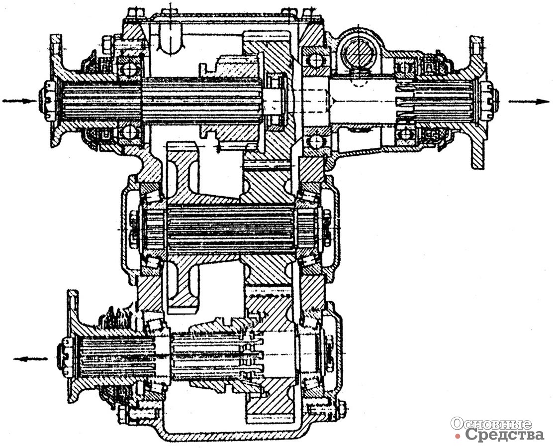 Раздаточная коробка автомобиля ГАЗ-63