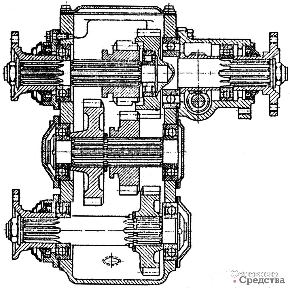 Раздаточная коробка автомобиля ГАЗ-66