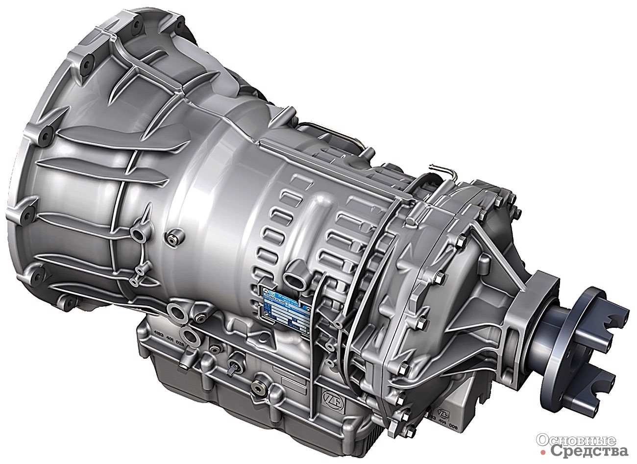 Автоматическая КП ZF-Powerline (длина 650 мм, масса 140 кг) для коммерческих автомобилей полной массой до 15 т; начало производства запланировано на 2010 г.