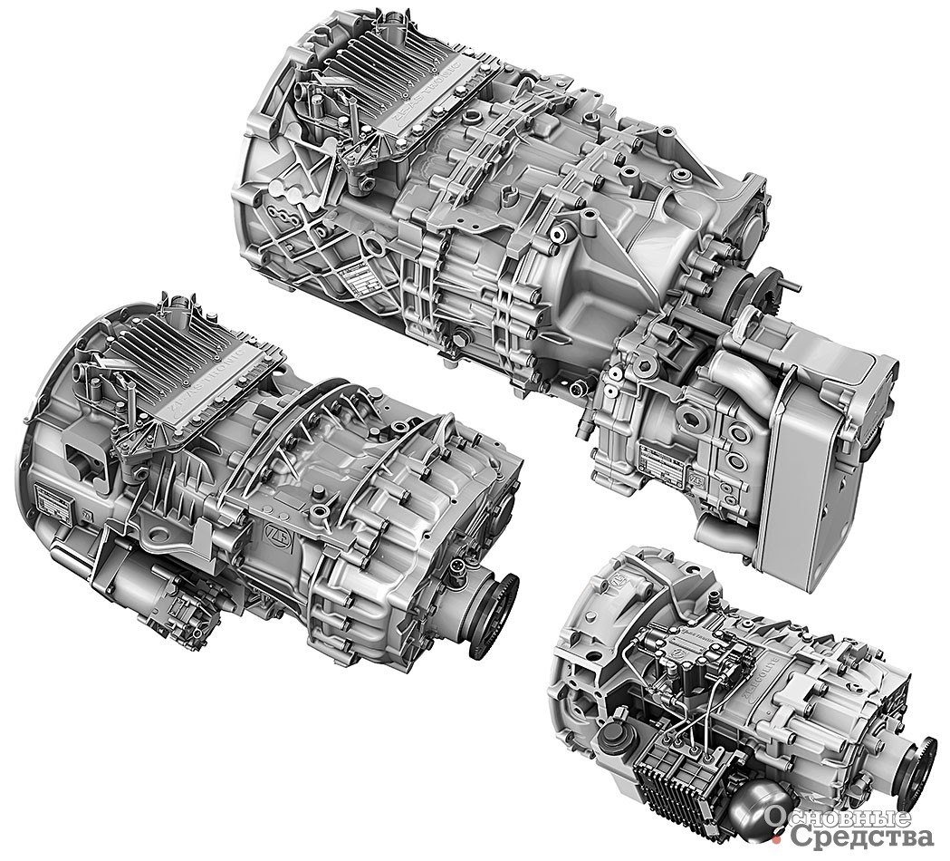 Семейство роботизированных КП ZF AS-Tronic для тяжелых, средних и легких грузовиков