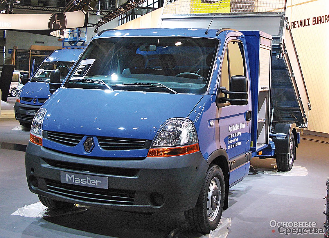 Renault Master по заказу оборудуют опционной роботизированной КП Quickshift