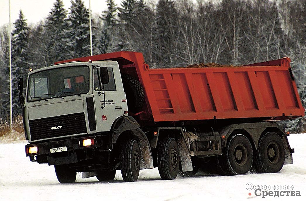 Тест-драйв самосвала МЗКТ-65151-010 8х4, журнал «Основные Средства»