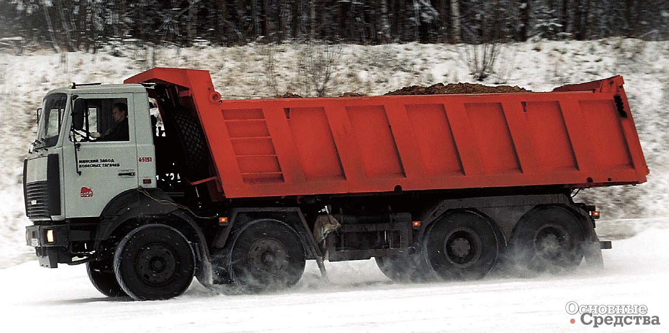 Тест-драйв самосвала МЗКТ-65151-010 8х4, журнал «Основные Средства»