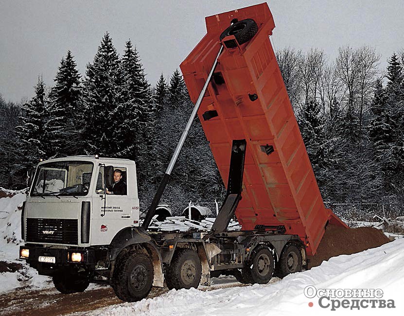 Тест-драйв самосвала МЗКТ-65151-010 8х4, журнал «Основные Средства»