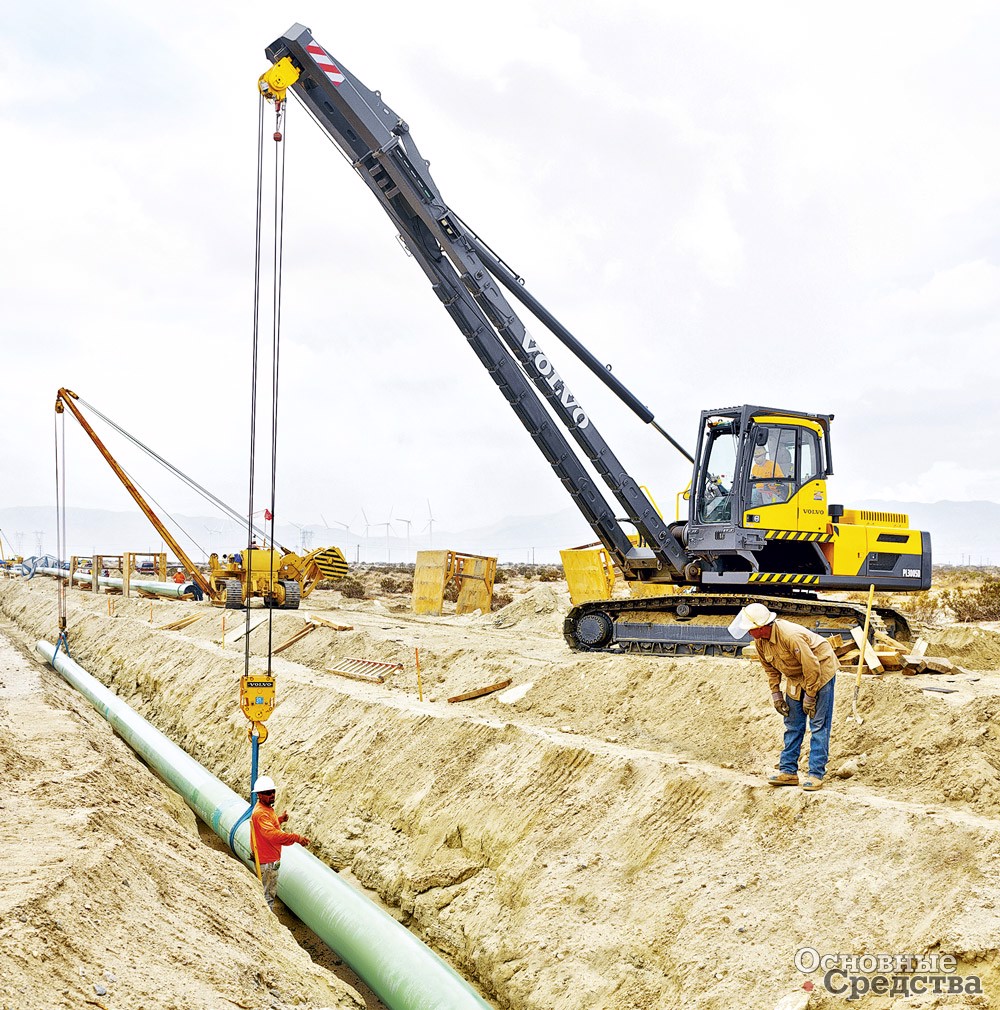 Трубоукладчик Volvo PL3005D c опрокидывающей нагрузкой 51 т