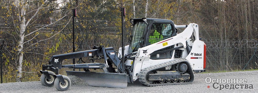 Bobcat T590 – компактный гусеничный погрузчик