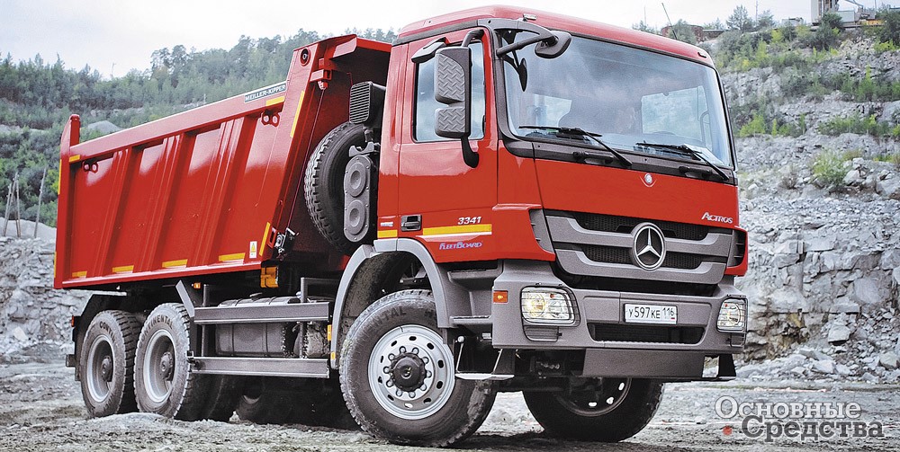 Полноприводный cамосвал Mercedes-Benz Actros 3341AK