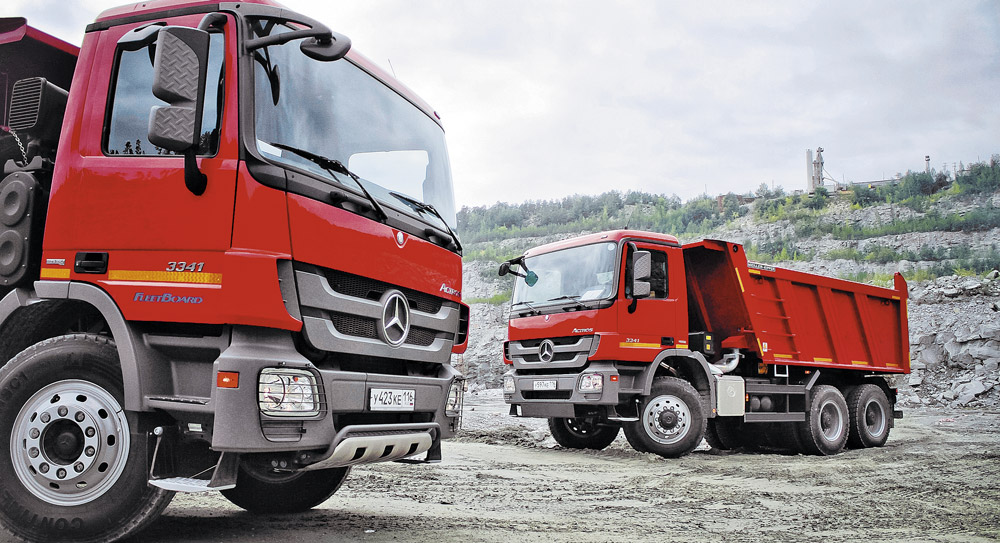 Полноприводный cамосвал Mercedes-Benz Actros 3341AK