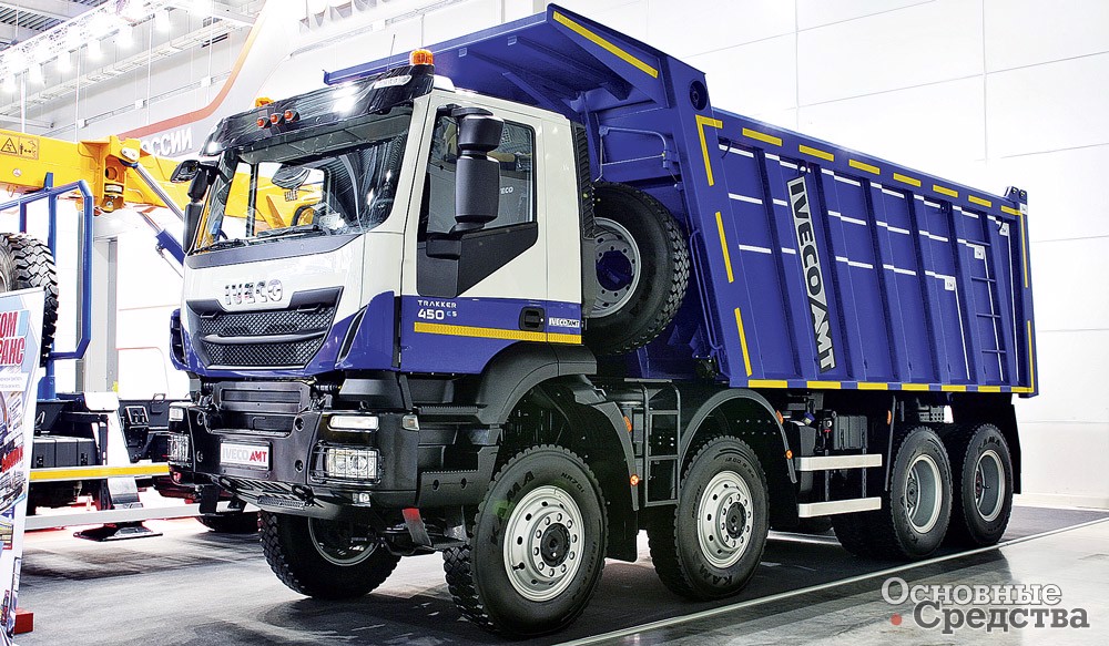 Самосвал Iveco-AMT 753910 8х8 в «северном» исполнении с кузовом объемом 24 м[sup]3[/sup]