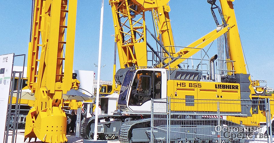 Канатно-гидравлический экскаватор Liebherr HS 855 HD