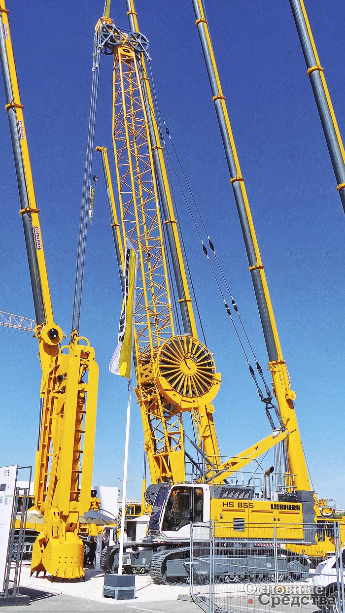 Канатно-гидравлический экскаватор Liebherr HS 855 HD