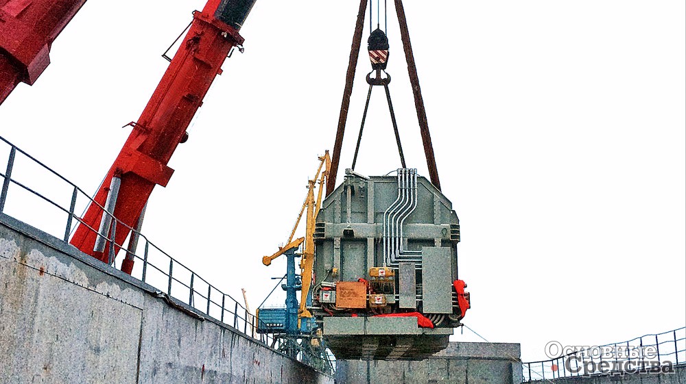 Перевозка и такелаж трансформаторов, вес груза около 260 т. ГК «Эверест»