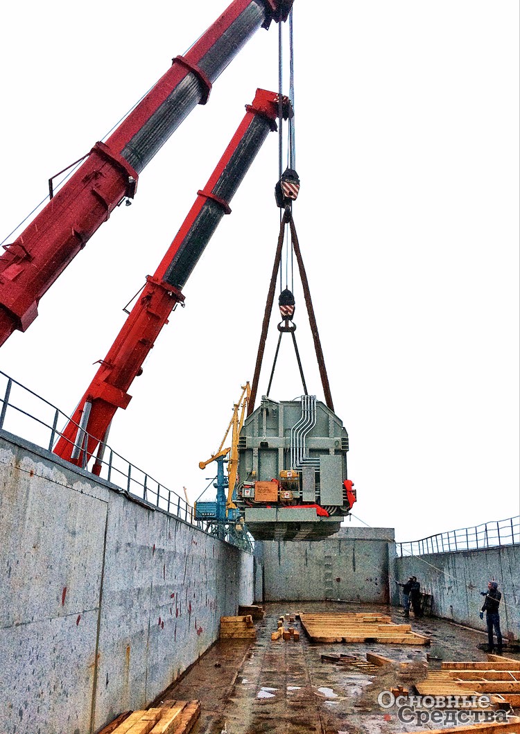 Перевозка и такелаж трансформаторов, вес груза около 260 т. ГК «Эверест»