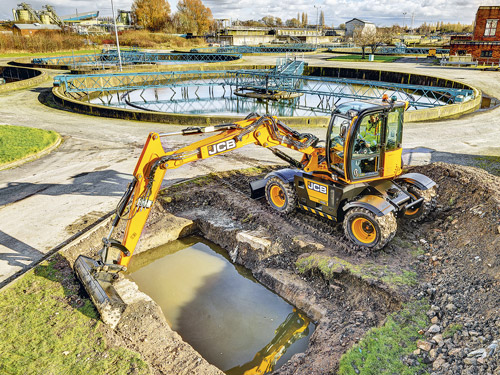 Hydradig 110W: революция от JCB на рынке колесных экскаваторов