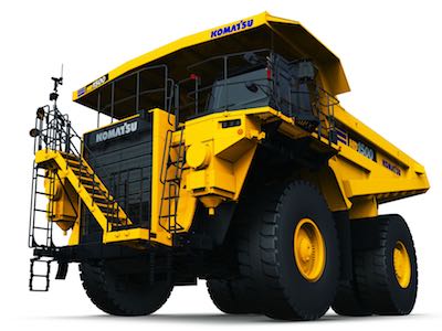 Представление карьерного самосвала Komatsu HD1500-8