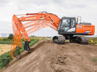 Будущее с экскаватором Hitachi ZX210X-6 ICT с компьютерным управлением