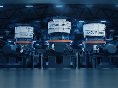 Новая линейка конусных дробилок Sandvik CH800i: революция в области интеллектуального дробления горных пород