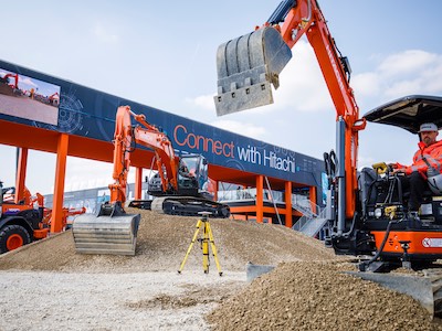 Hitachi Construction Machinery представила новинки на Bauma 2019