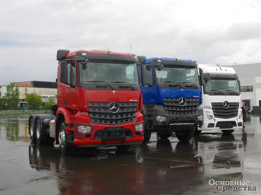 Грузовики Mercedes-Benz Actros и Arocs с новыми кабинами