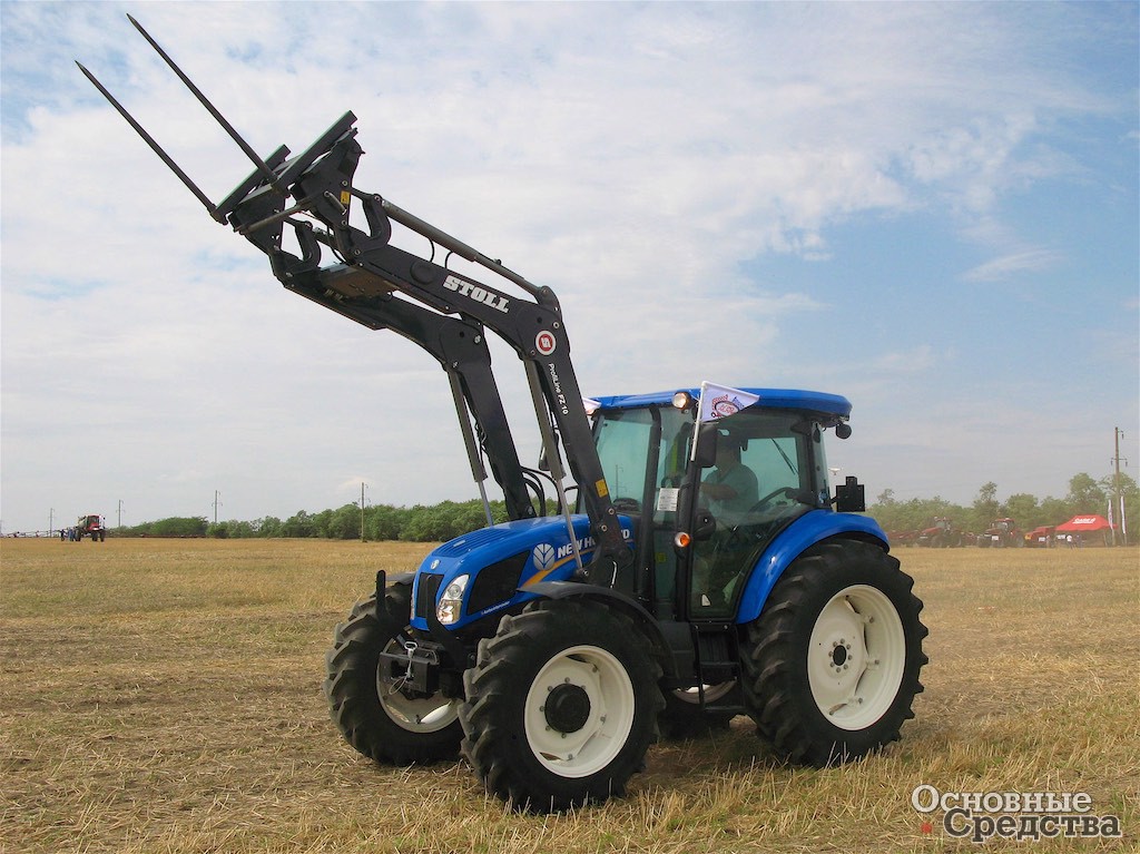 Трактор New Holland TD5.110 с фронтальным погрузчиком STOLL Profline FZ10