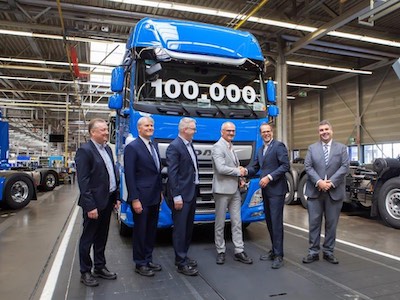 100-тысячный новый грузовик DAF в сериях CF и XF
