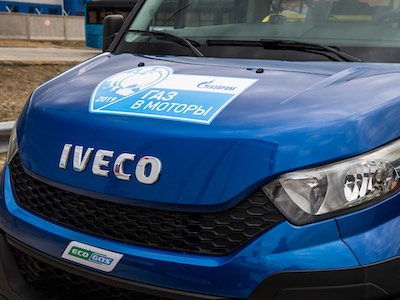 Тягач IVECO Stralis NP LNG преодолеет 2760 км в рамках российской части автопробега «Голубой коридор»