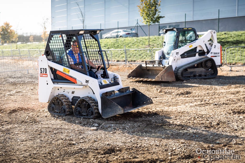 Концепт 4-гусеничного погрузчика с бортовым поворотом Bobcat