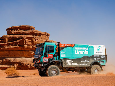 Янус ван Кастерен из Petronas Team De Rooy IVECO занял восьмое место 3 этапа «Дакар-2020»