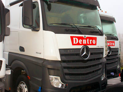 «Дентро» обновила парк грузовиками  Mercedes-Benz Actros 1842 LS нового поколения