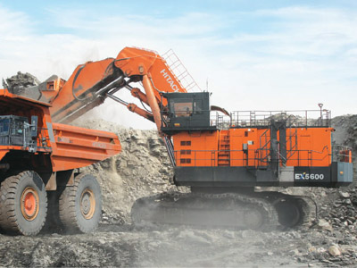 KAZ Minerals пополнила парк техники новым экскаватором Hitachi EX5600-6