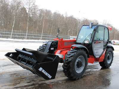 В Россию прибыла новая модель телескопического погрузчика  Manitou MT-X 733