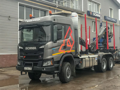 Первый лесовоз по программе «Scania Аренда» 