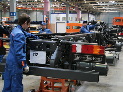 Производство грузовиков Mercedes-Benz и FUSO возобновляется c 13 апреля