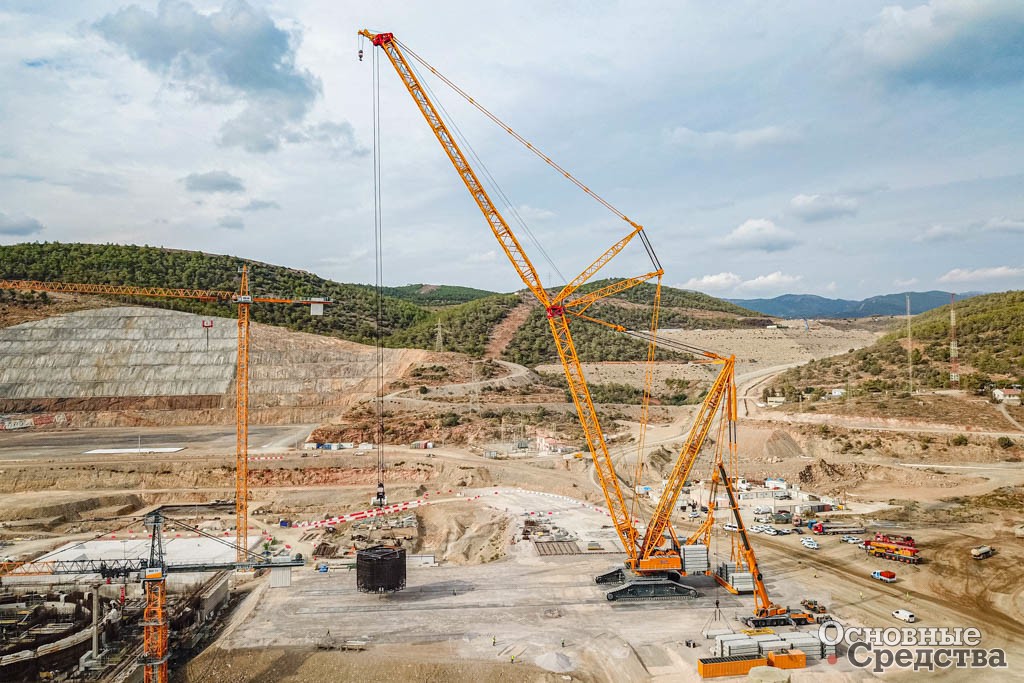 Новый LR 13000, принадлежащий российской компании «ТИТАН-2», участвует в строительстве АЭС в Турции
