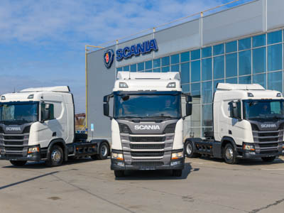 В Липецке появилась первая газомоторная техника Scania