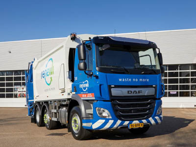 Компания Renewi заказывает еще 200 грузовиков DAF для транспортировки отходов
