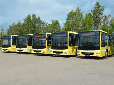 Заказчику переданы 11 автобусов MAN Lion’s City