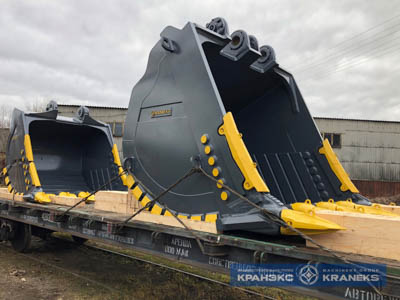 «КРАНЭКС» отгрузил ковши для экскаваторов Komatsu PC2000 и PC1250