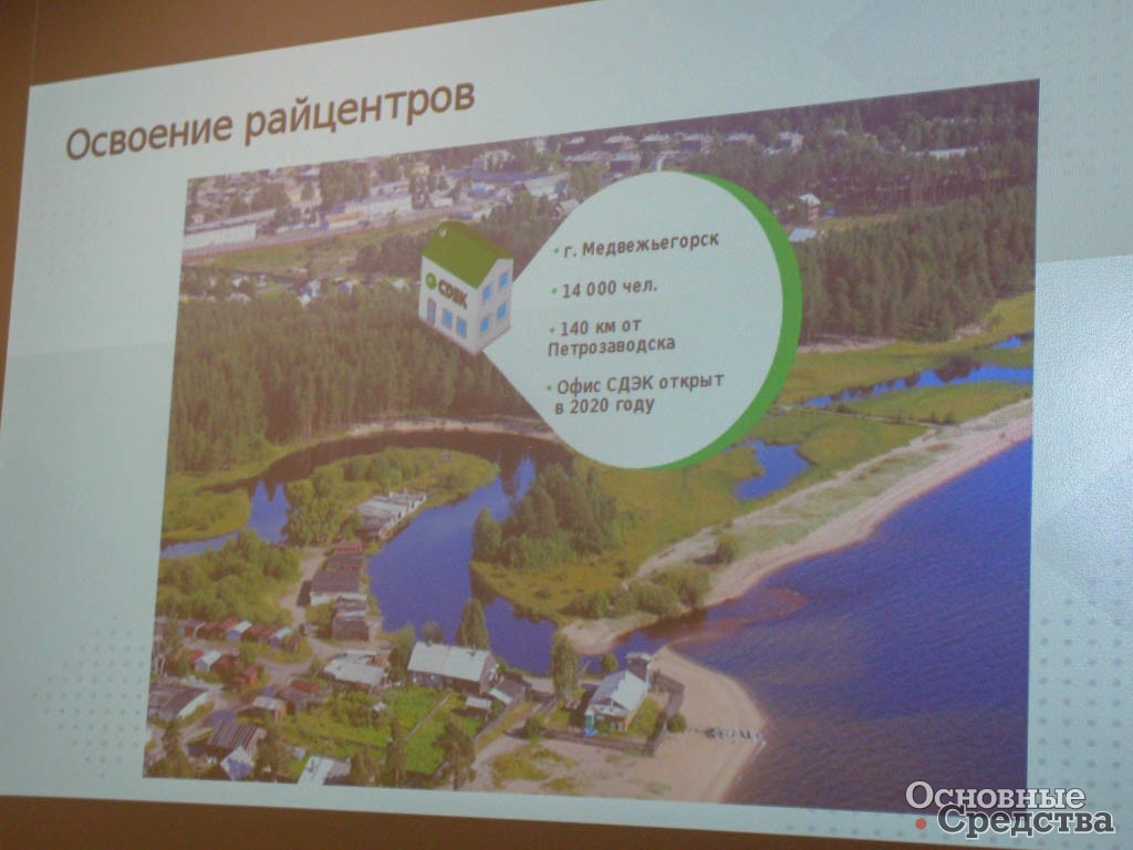 Освоение райцентров петербургским филиалом СДЭК