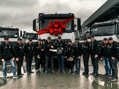 Новые Arocs 4142B для ГК «Партнер»