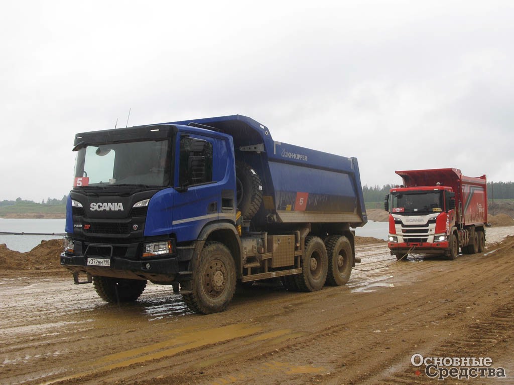 Scania P440B6x6HZ с кузовом KH-KIPPER