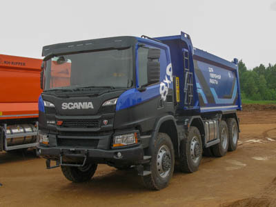 Тест-драйв тяжелой техники Scania