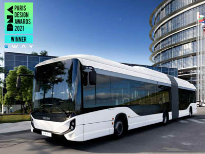 IVECO BUS удостоена премии DNA Paris Design Awards 2021