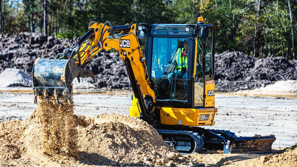 Мини-экскаватор JCB 35Z-1